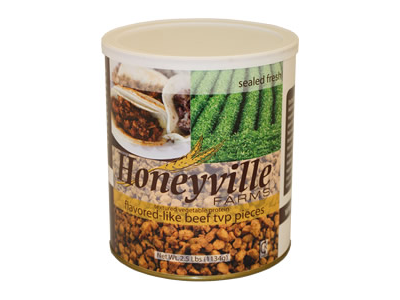 Honeyville Beef Flavored TVP CAN (1-2.5lb Can)